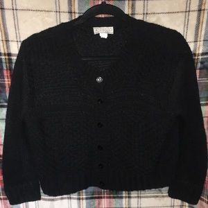 Black Knit Cardigan